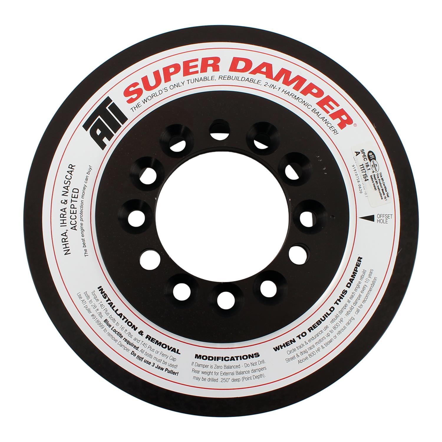 ATI Super Damper Harmonic Balancer Shells ATI917092
