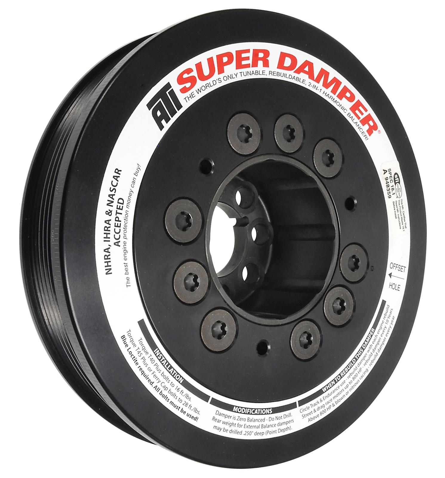 ATI Super Damper Standard Harmonic Balancers ATI918067
