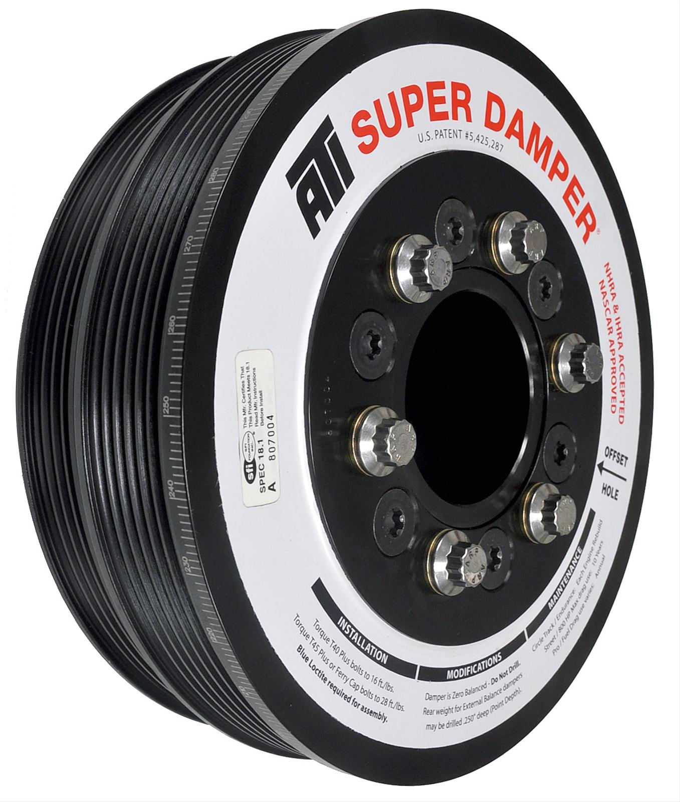 ATI Super Damper Serpentine Series Harmonic Balancers ATI918853