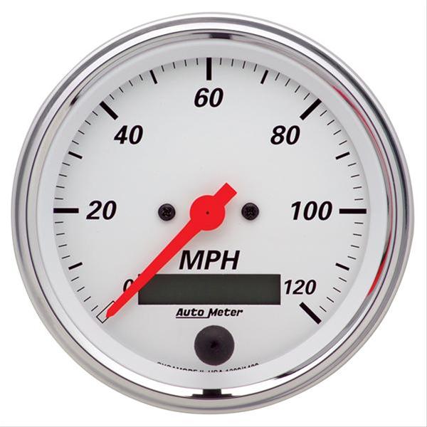 AutoMeter Arctic White Speedometers 1380