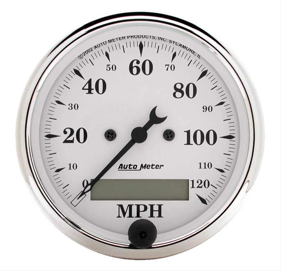 AutoMeter Old Tyme White Series Speedometers 1688-M