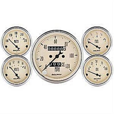 AutoMeter Antique Beige Analog Gauge Kits 1808