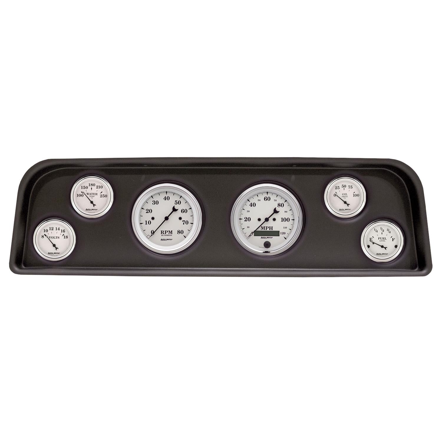 AutoMeter Old Tyme White Series Instrument Clusters 2104-08