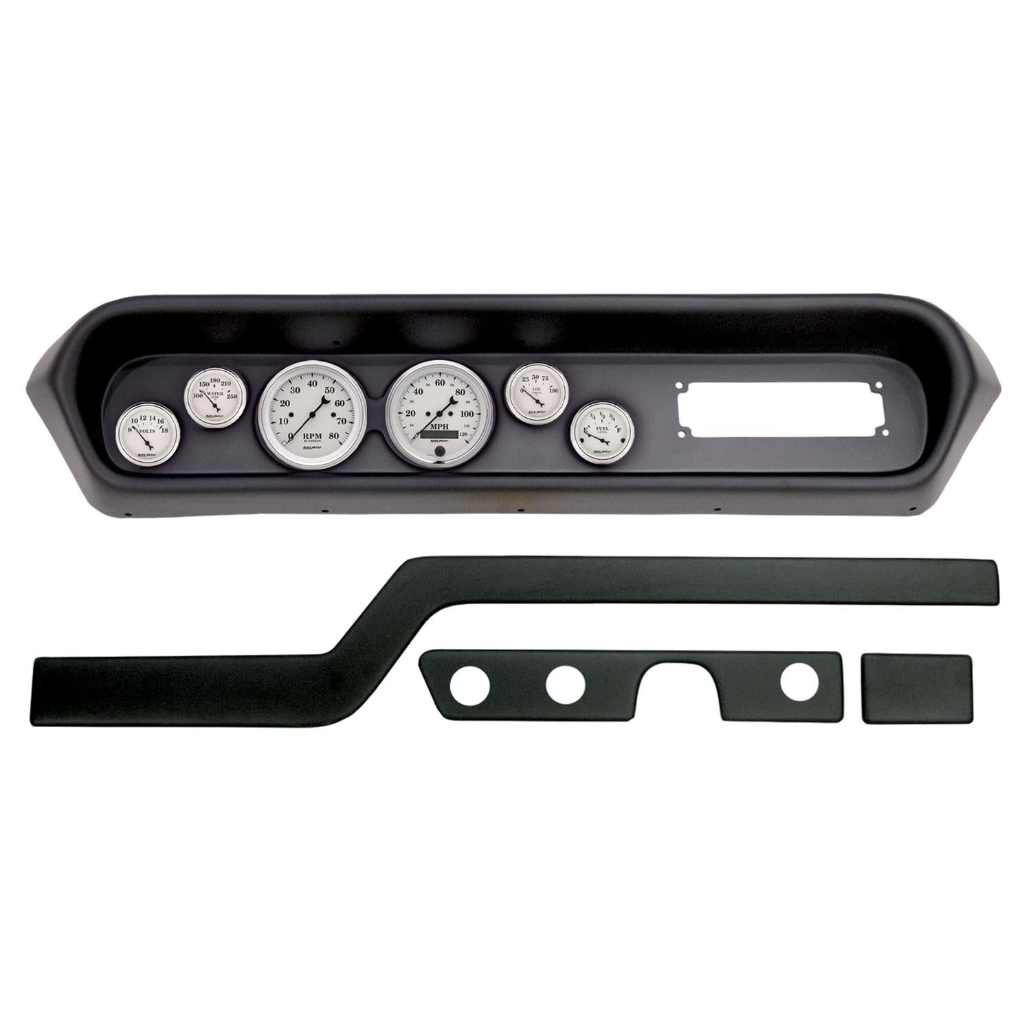 AutoMeter Old Tyme White Series Instrument Clusters 2108-08
