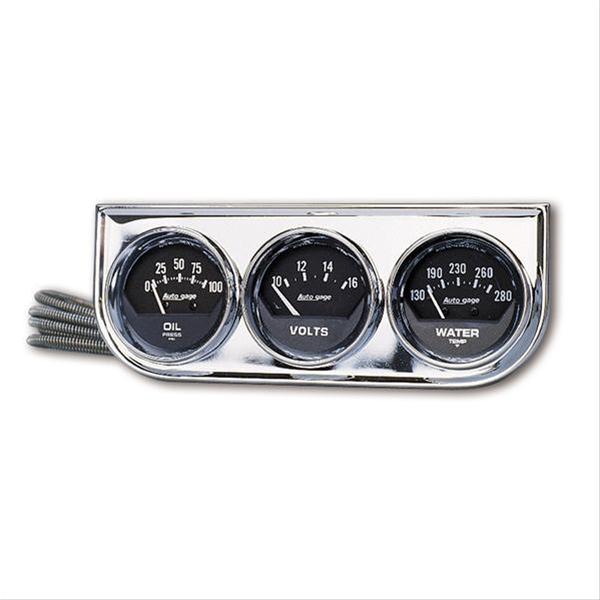 Autogage by AutoMeter Analog Gauge Consoles 2349