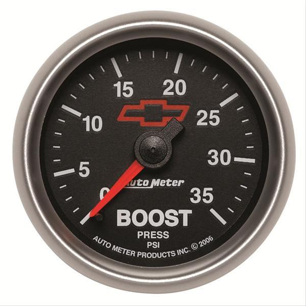 AutoMeter Sport-Comp II Chevy Red Bowtie Analog Gauges 3604-00406