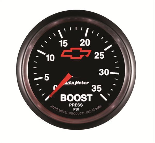 AutoMeter Sport-Comp II Chevy Red Bowtie Analog Gauges 3604-00406