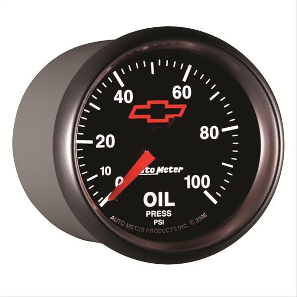 AutoMeter Sport-Comp II Chevy Red Bowtie Analog Gauges 3621-00406