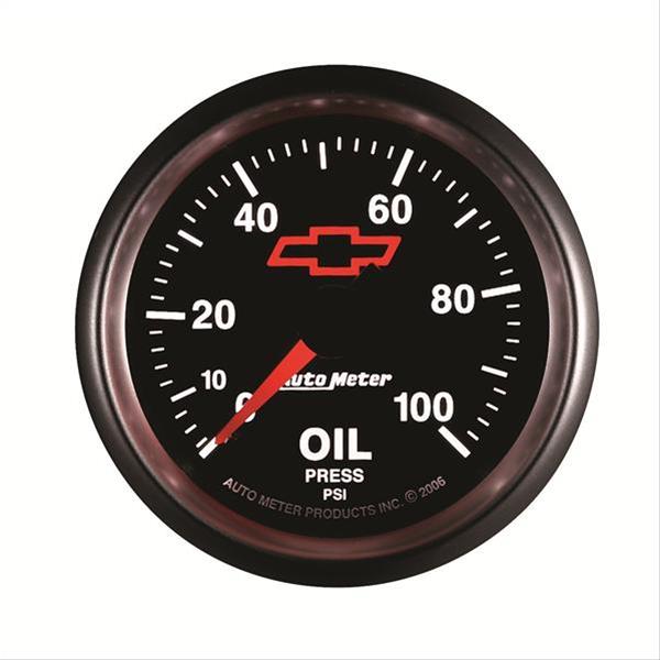 AutoMeter Sport-Comp II Chevy Red Bowtie Analog Gauges 3621-00406