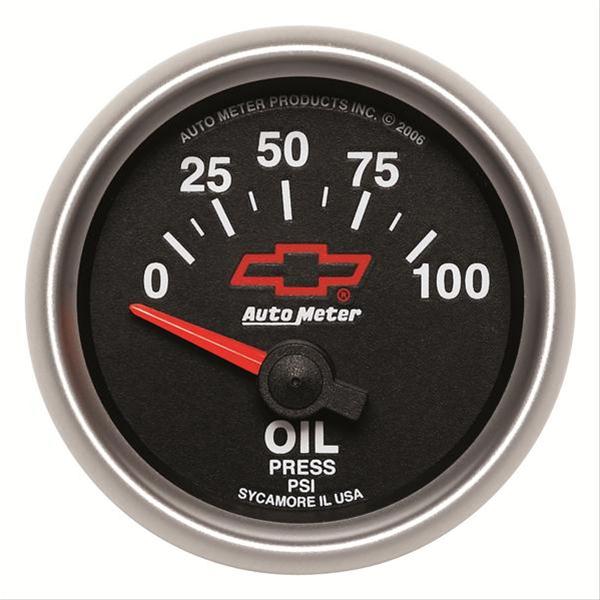 AutoMeter Sport-Comp II Chevy Red Bowtie Analog Gauges 3627-00406