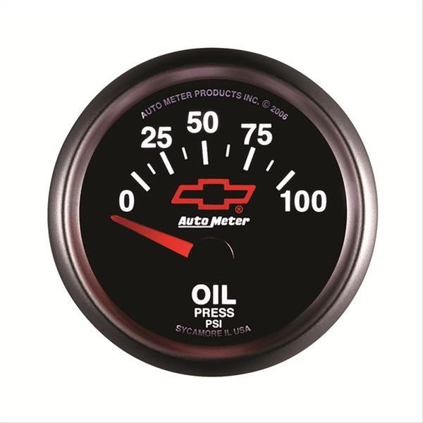AutoMeter Sport-Comp II Chevy Red Bowtie Analog Gauges 3627-00406