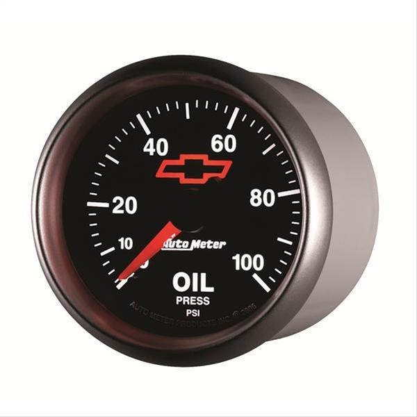 AutoMeter Sport-Comp II Chevy Red Bowtie Analog Gauges 3653-00406