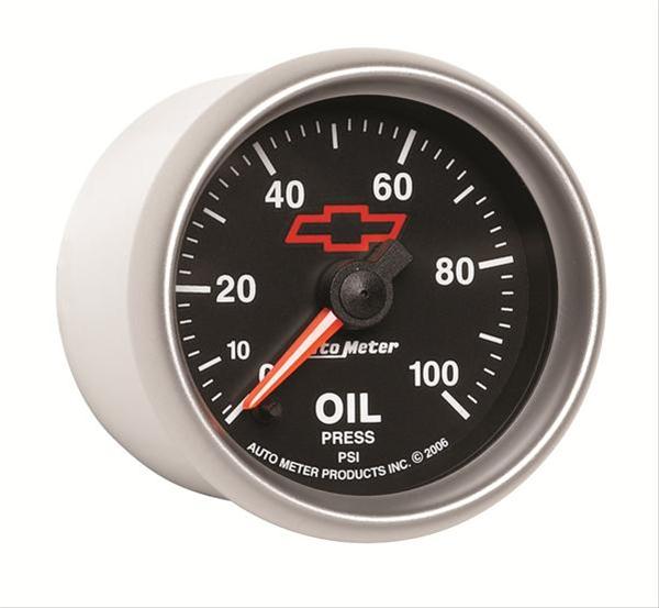 AutoMeter Sport-Comp II Chevy Red Bowtie Analog Gauges 3653-00406