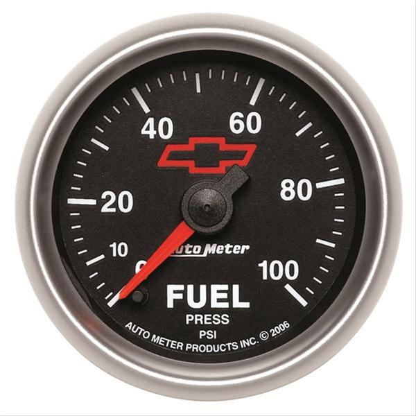 AutoMeter Sport-Comp II Chevy Red Bowtie Analog Gauges 3663-00406