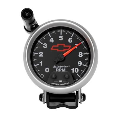 AutoMeter Sport-Comp II Chevy Red Bowtie Tachometers 3690-00406