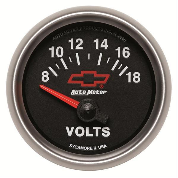 AutoMeter Sport-Comp II Chevy Red Bowtie Analog Gauges 3692-00406