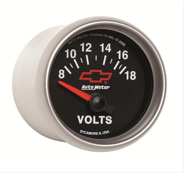 AutoMeter Sport-Comp II Chevy Red Bowtie Analog Gauges 3692-00406