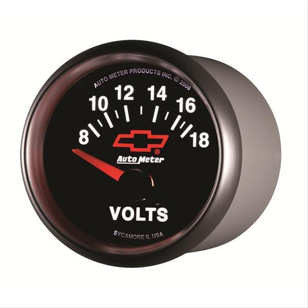 AutoMeter Sport-Comp II Chevy Red Bowtie Analog Gauges 3692-00406