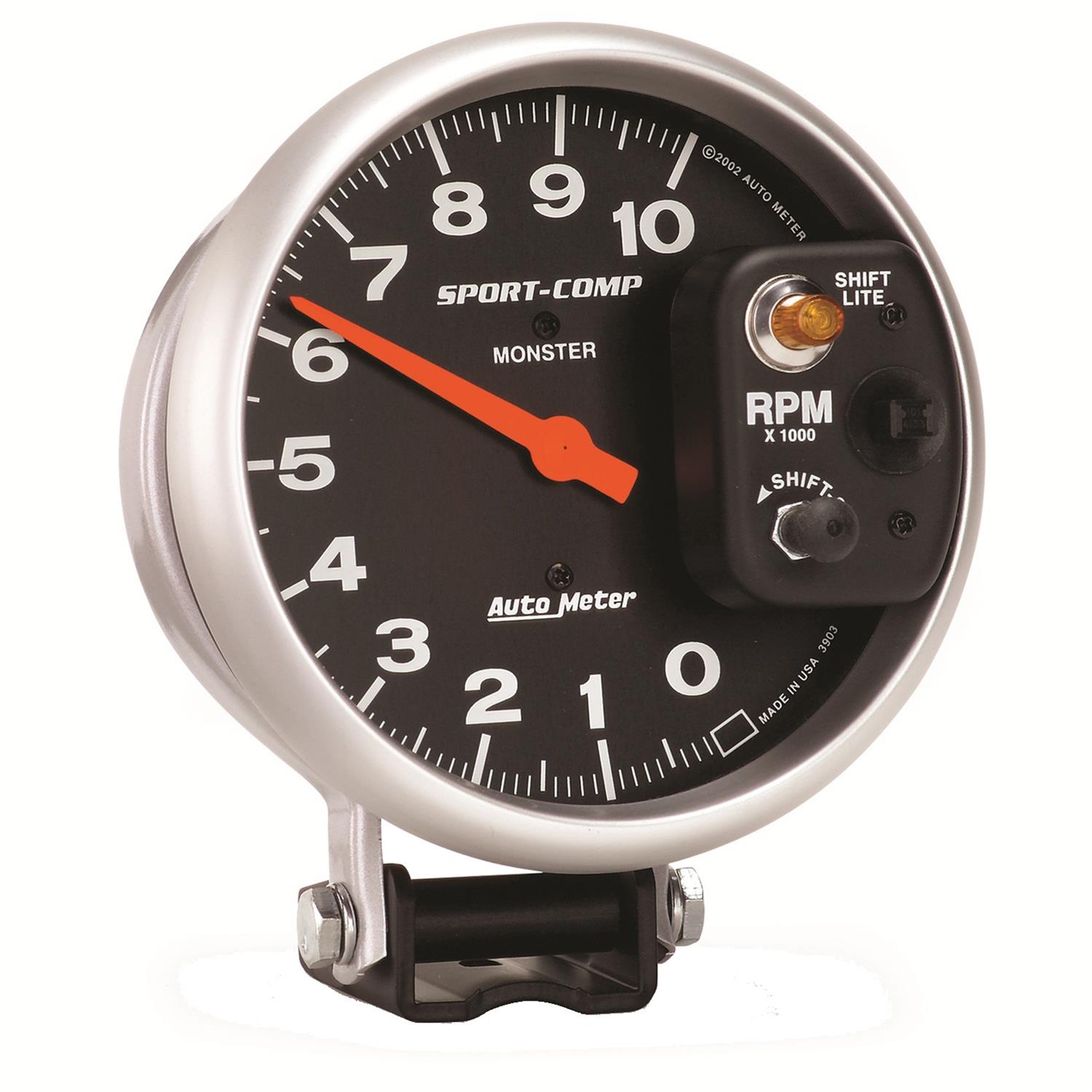 AutoMeter Sport-Comp Monster Shift-Lite Tachometers 3903