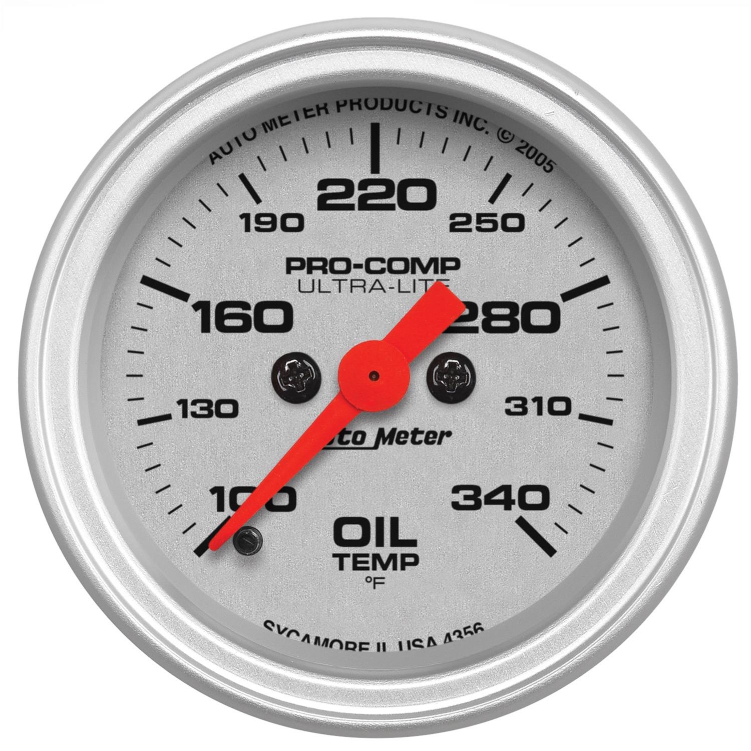AutoMeter Ultra-Lite Analog Gauges 4356