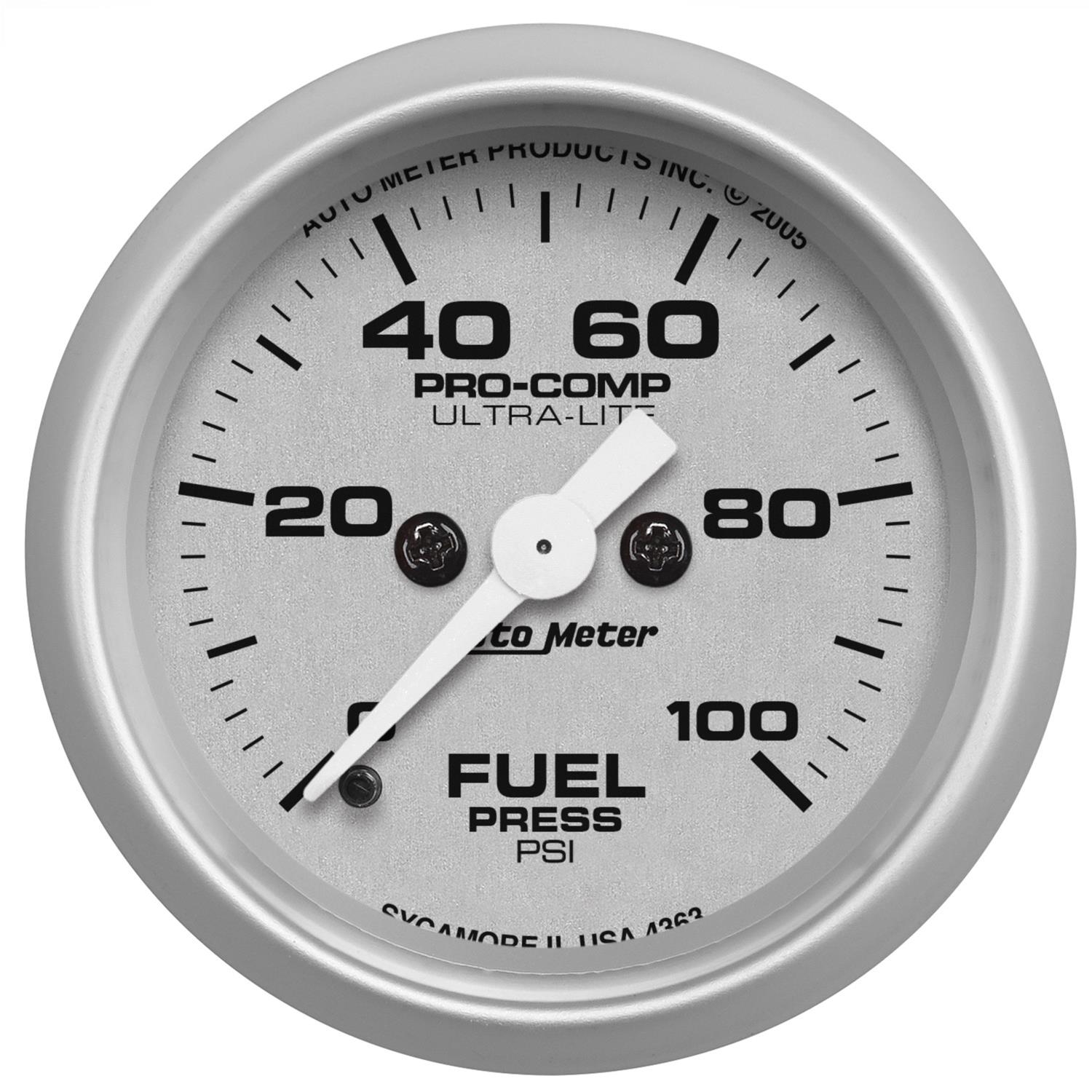 AutoMeter Ultra-Lite Analog Gauges 4363