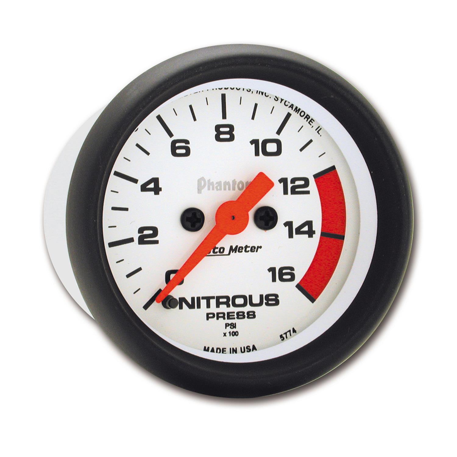 AutoMeter Phantom Analog Gauges 5774