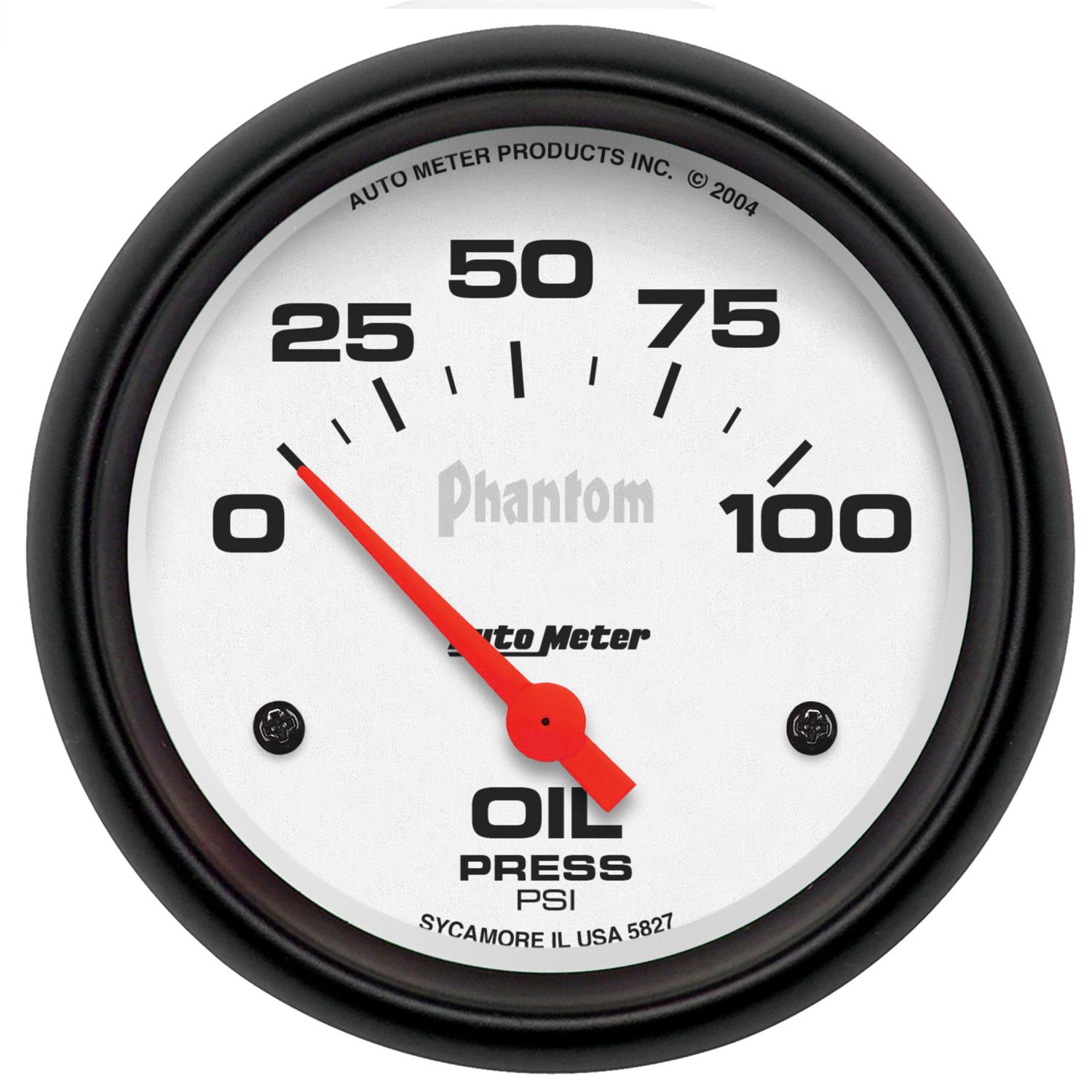AutoMeter Phantom Analog Gauges 5827