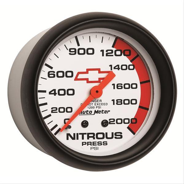AutoMeter Phantom Chevy Bowtie Analog Gauges 5828-00406