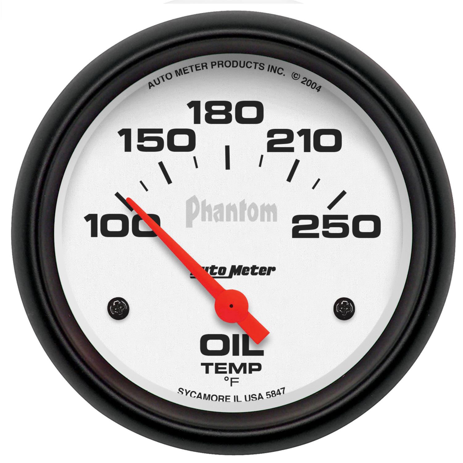 AutoMeter Phantom Analog Gauges 5847