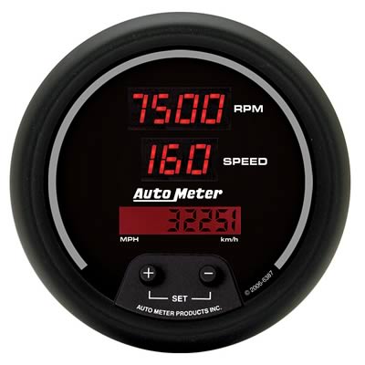AutoMeter Sport-Comp Digital Combination Speedometer/Tachometer Gauges 6387