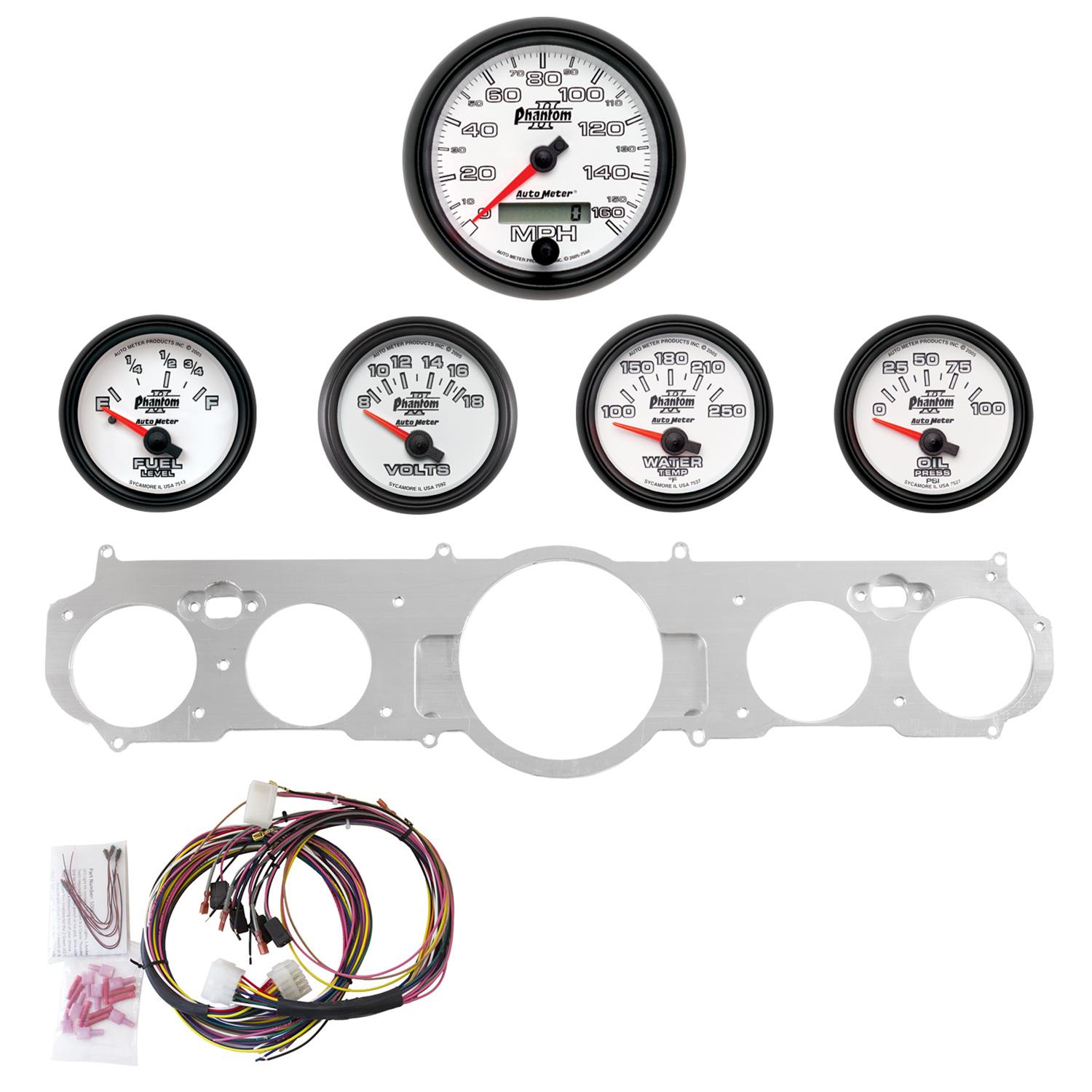 AutoMeter Phantom II Instrument Clusters 7035-10