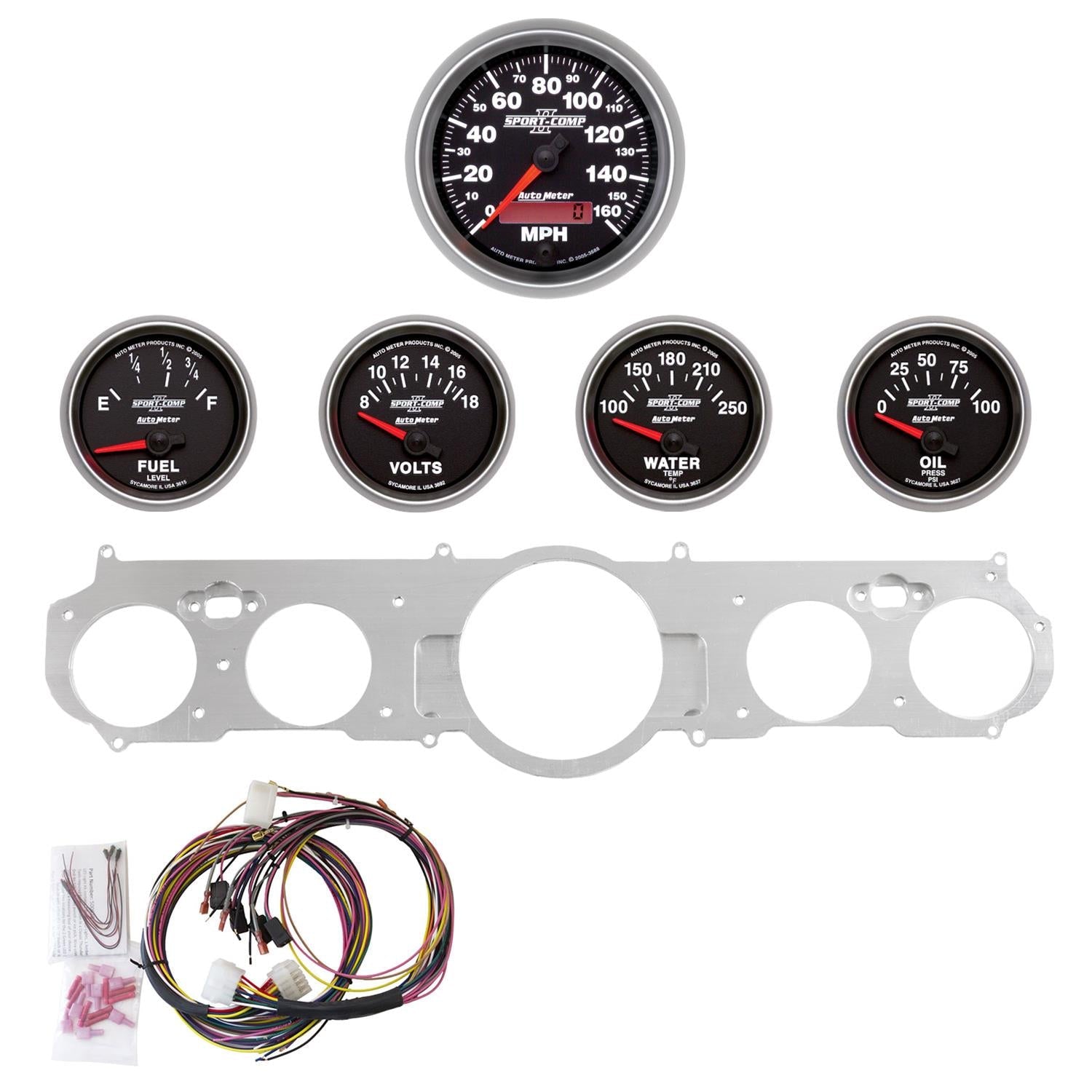AutoMeter Sport-Comp II Instrument Clusters 7035-12