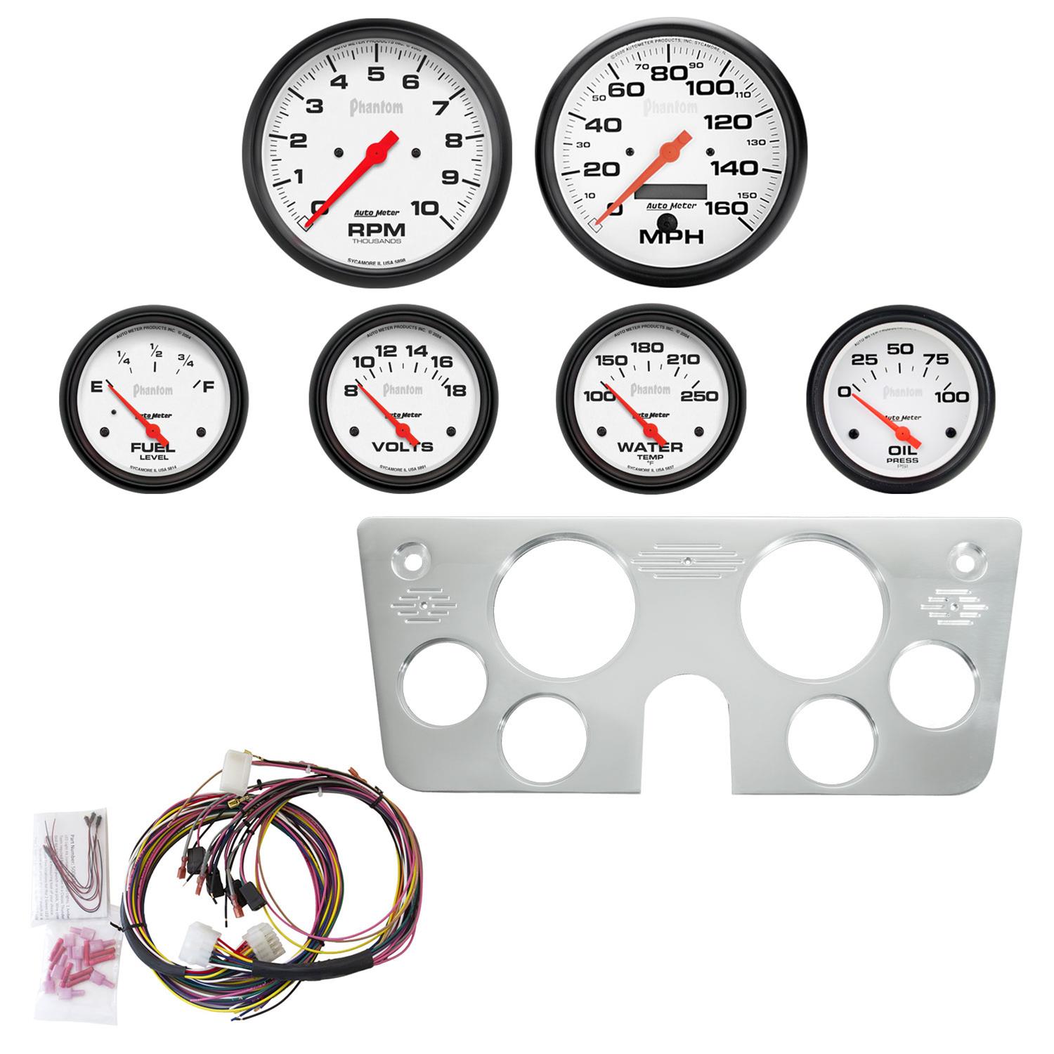 AutoMeter Phantom Instrument Clusters 7045-09