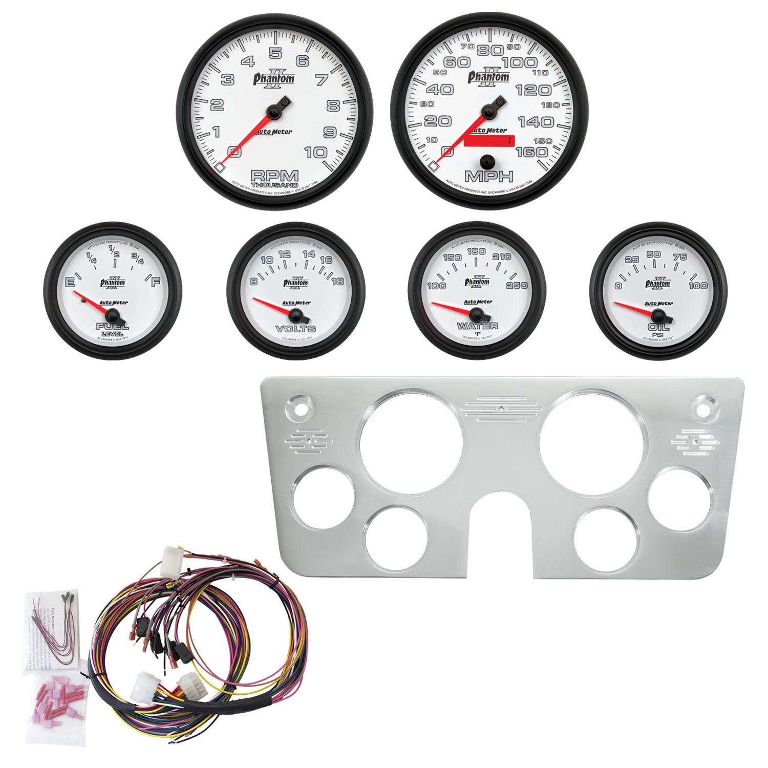 AutoMeter Phantom II Instrument Clusters 7045-10
