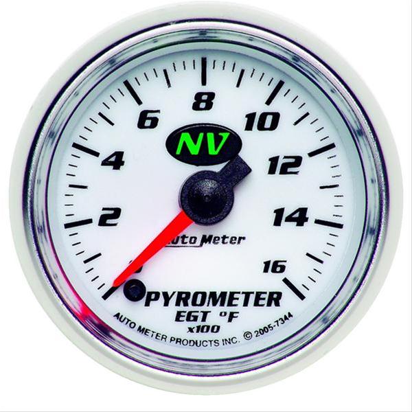 AutoMeter NV Series Analog Gauges 7344