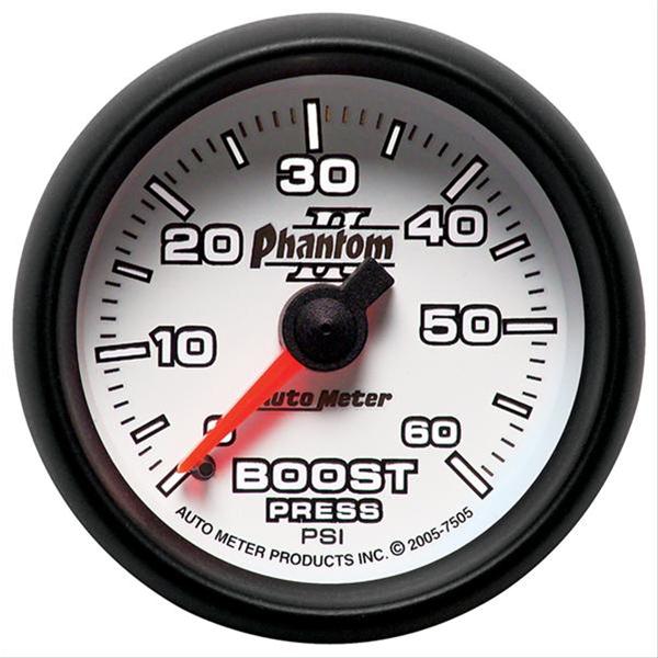 AutoMeter Phantom II Analog Gauges 7505