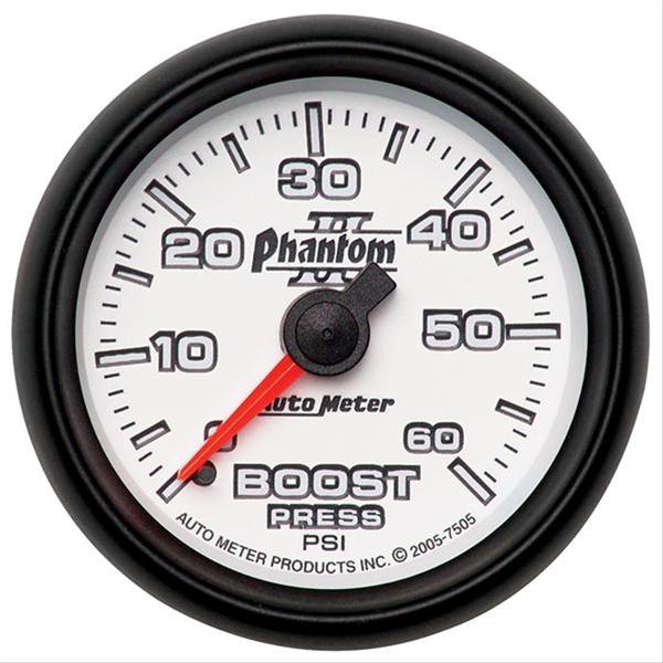 AutoMeter Phantom II Analog Gauges 7505