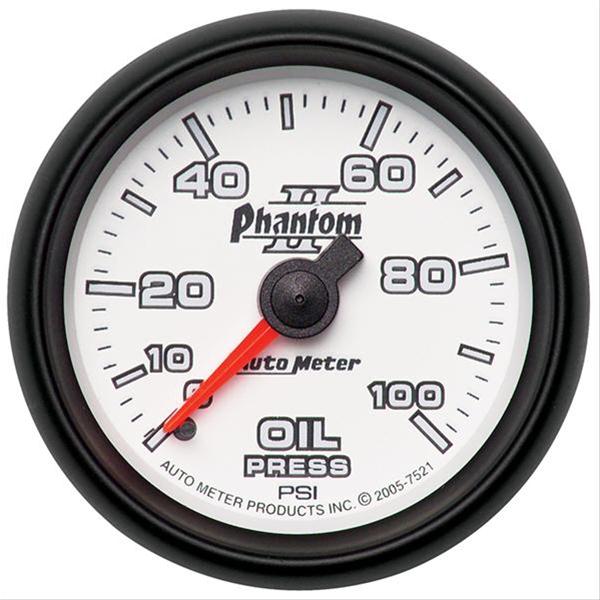 AutoMeter Phantom II Analog Gauges 7521