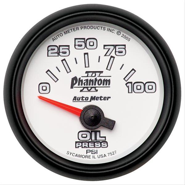 AutoMeter Phantom II Analog Gauges 7527