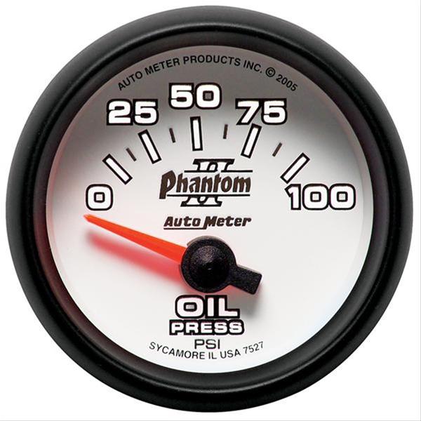 AutoMeter Phantom II Analog Gauges 7527