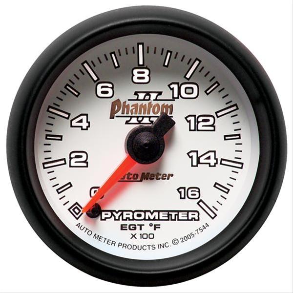 AutoMeter Phantom II Analog Gauges 7544