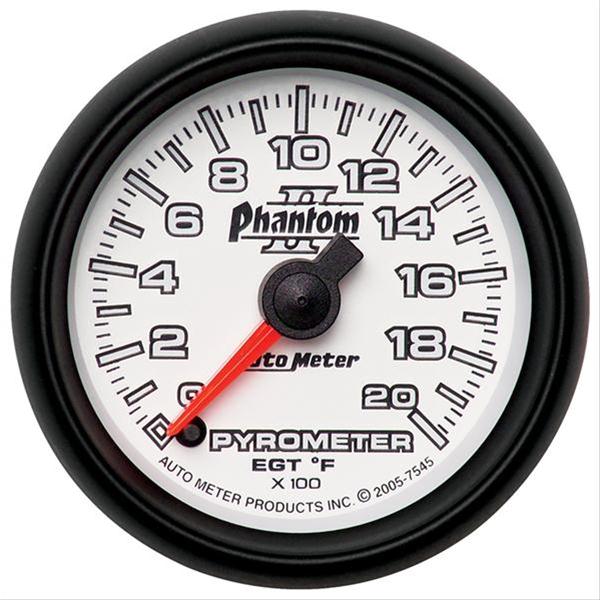 AutoMeter Phantom II Analog Gauges 7545