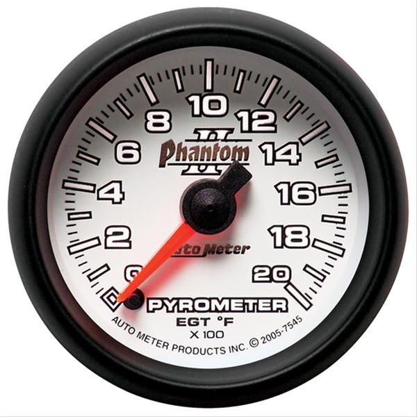 AutoMeter Phantom II Analog Gauges 7545