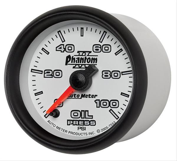 AutoMeter Phantom II Analog Gauges 7553
