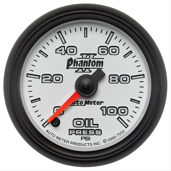 AutoMeter Phantom II Analog Gauges 7553