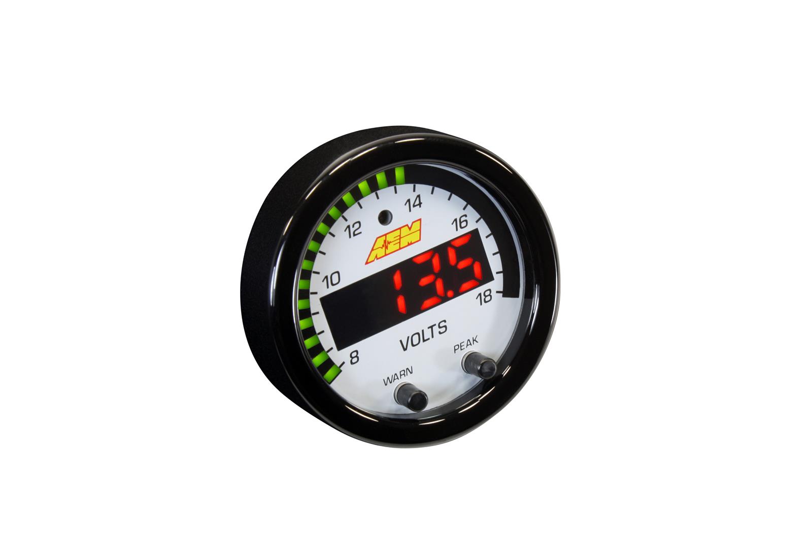 AEM Electronics X-Series Voltage Gauges 30-0303