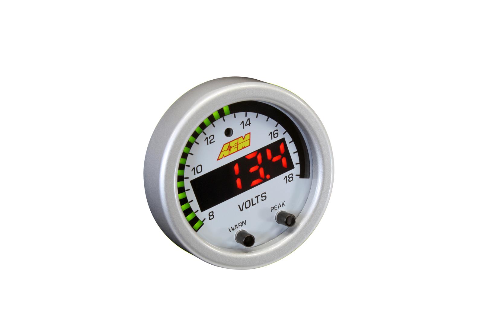 AEM Electronics X-Series Voltage Gauges 30-0303