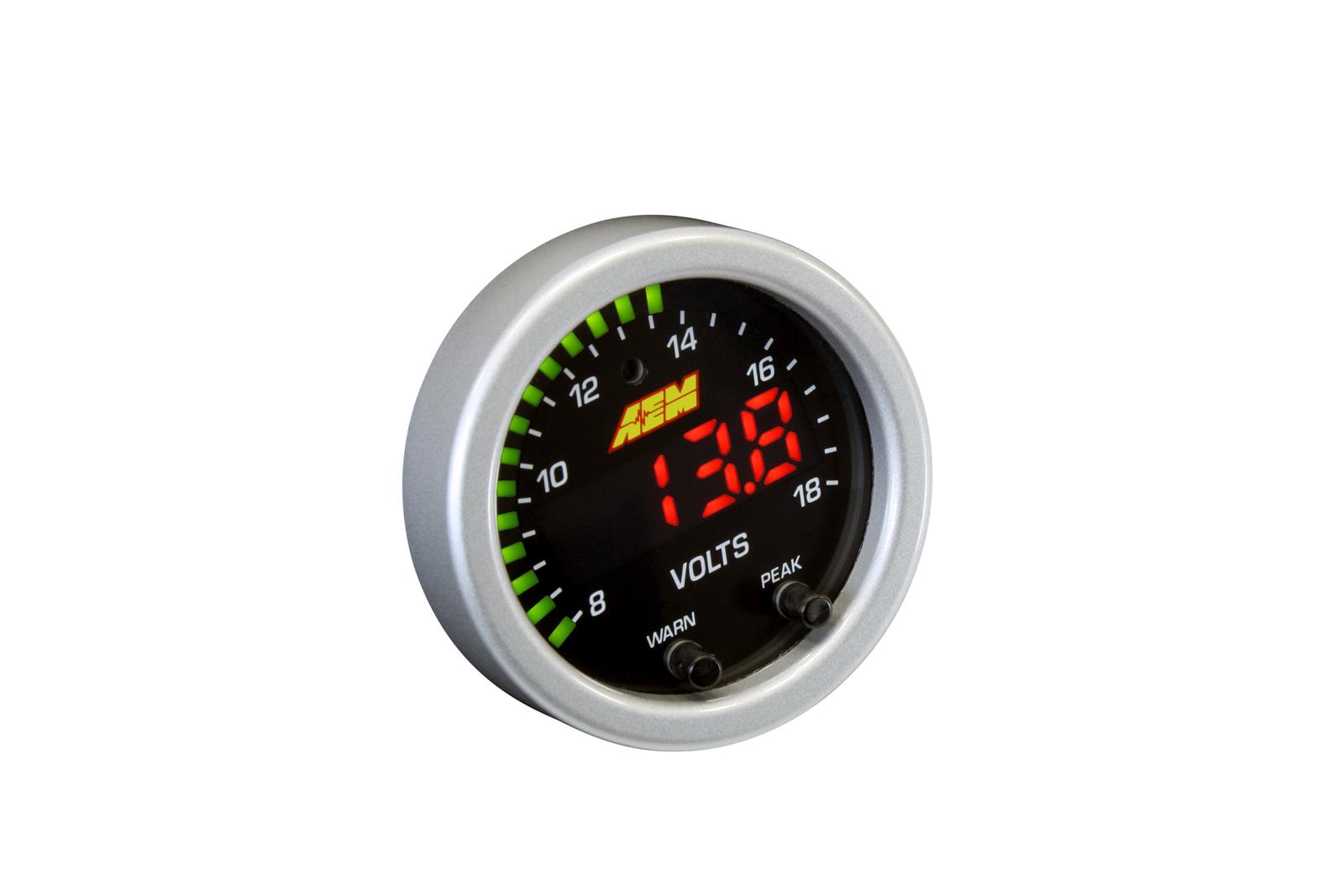 AEM Electronics X-Series Voltage Gauges 30-0303