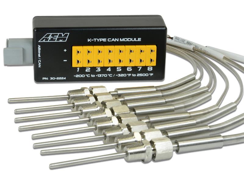 AEM Electronics 8-Channel K-Type EGT CAN Modules 30-2224