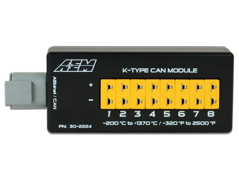 AEM Electronics 8-Channel K-Type EGT CAN Modules 30-2224